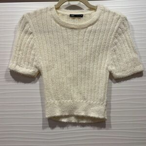SOLD - Zara Cream Knit Sweater